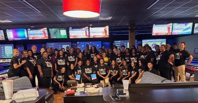 Bouie Faculty and Staff Go Bowling